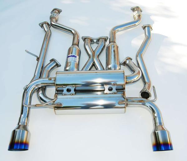 Invidia HS09N7ZGIT 09-21 Nissan 370z Gemini Single Layer Titanium tip Cat-back Exhaust