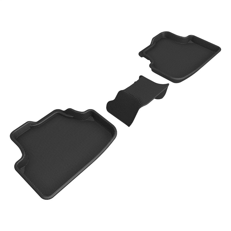 3D MAXpider Kagu Rear Floor Mats for 2024-2025 Lexus GX550 (7-Seat)