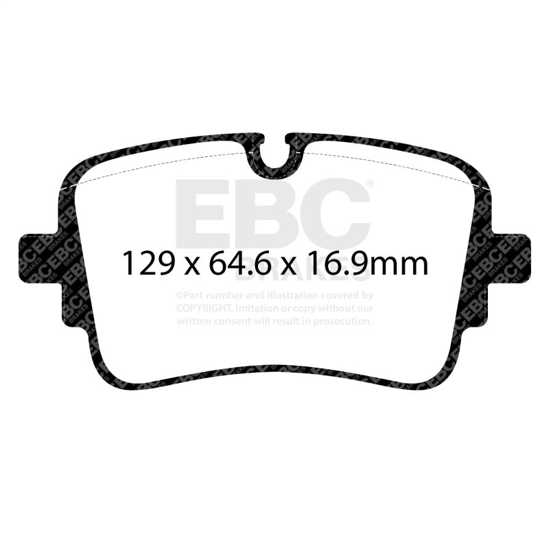 EBC 20-24 Audi S6 2.9TT (w/Cast Iron Rotors) Redstuff Rear Brake Pads DP32456C