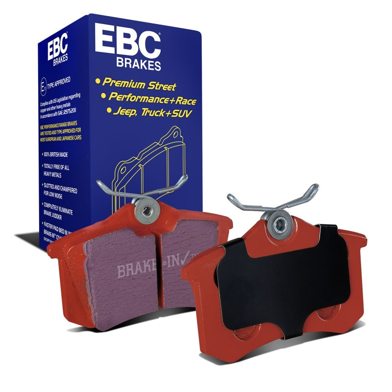 EBC 10-13 Audi A3 2.0 TD Redstuff Rear Brake Pads DP3680C