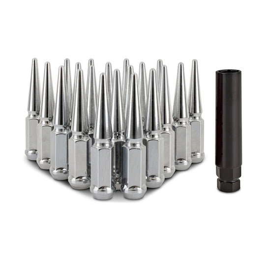 Mishimoto Steel Spiked Lug Nuts M12x1.5 20pc Set - Chrome - #MMLG-SP1215-20CH