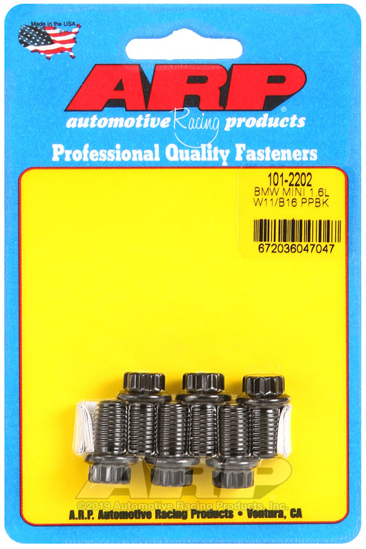ARP 101-2202 for Mini 1.6L W11/B16 Pressure Plate Bolt Kit