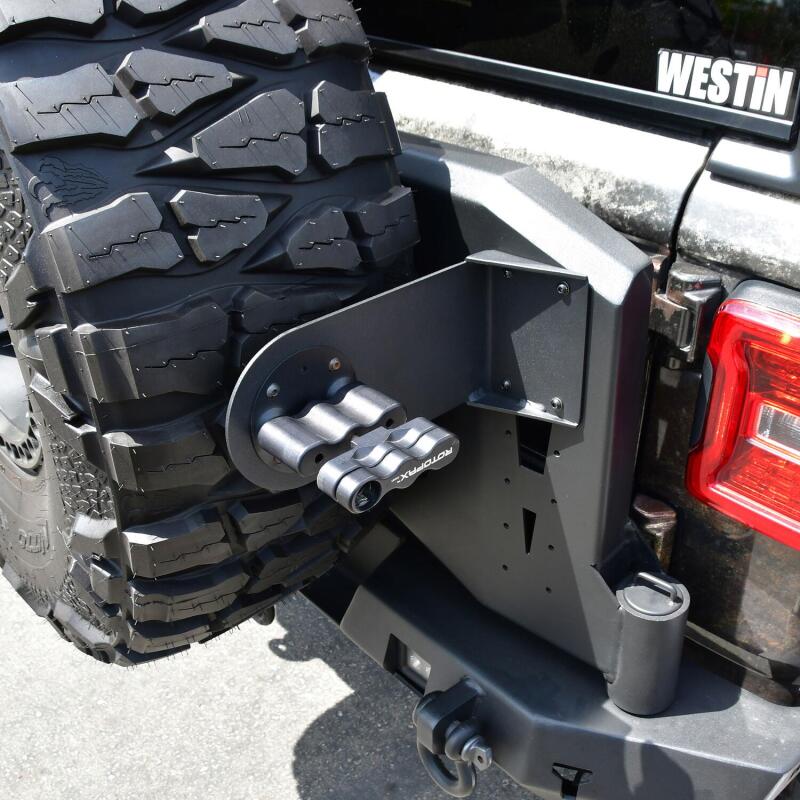 Westin 59-89025 RotoPax Mount for 2007-2026 Jeep Wrangler JK / JL Textured Black
