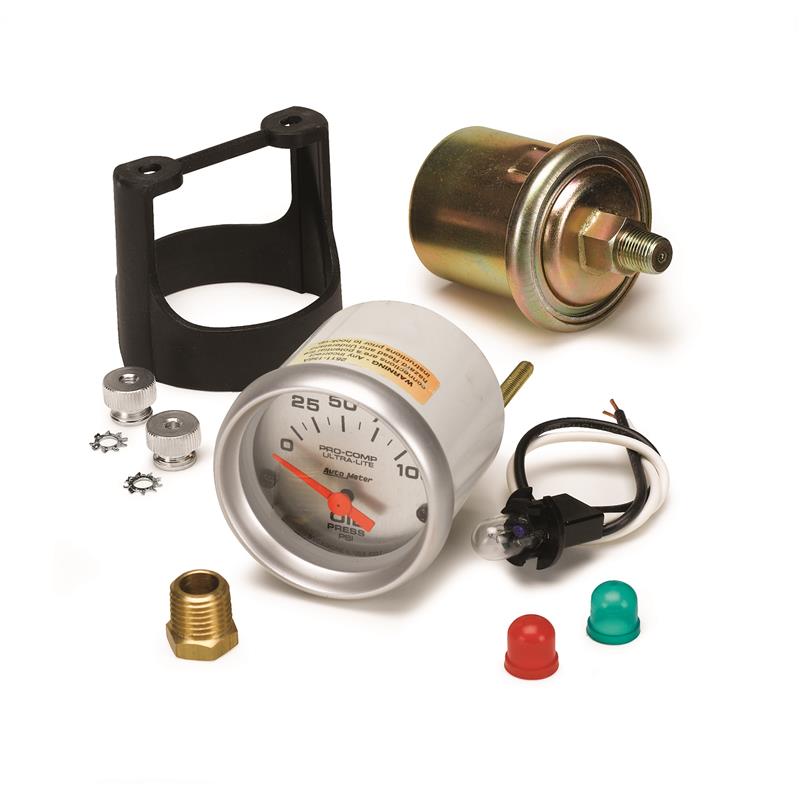 AutoMeter 4327 Ultra-Lite 52mm 0-100 PSI Electronic Oil Pressure Gauge