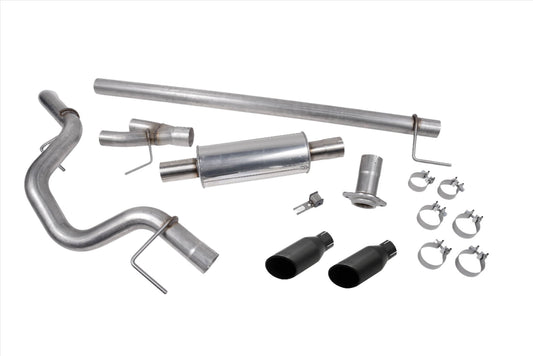 Roush Side Exit Cat-Back Perf Exhaust for 21-24 Ford F-150 Black Tips 422266-BLK
