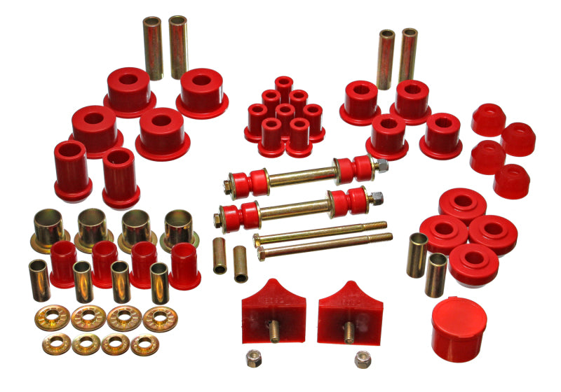 Energy Suspension for 66-76 A Body - Dart Red Hyper-Flex Bushing Se 5.18104R