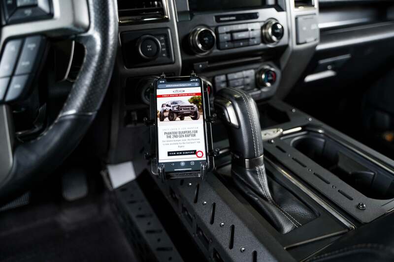 Addictive Desert Designs for 15-20 Ford F-150/17-20 Ford Raptor Center Console Molle Panels Bridge