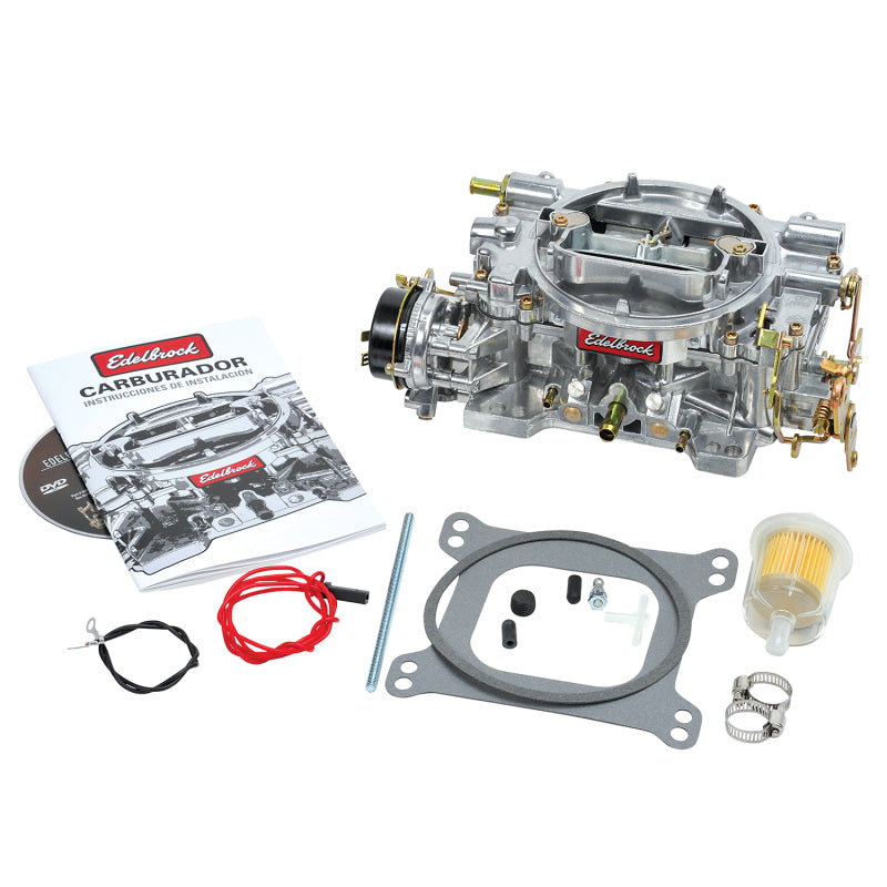 Edelbrock 1403 Carburetor Performer Series 4-Barrel 500 CFM Electric Choke Satin Finish