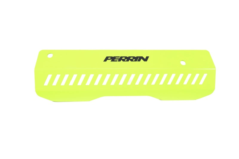 PERRIN 22-26 Subaru WRX Pulley Cover - Neon Yellow (SHORT - For Use w/PERRIN AOS)