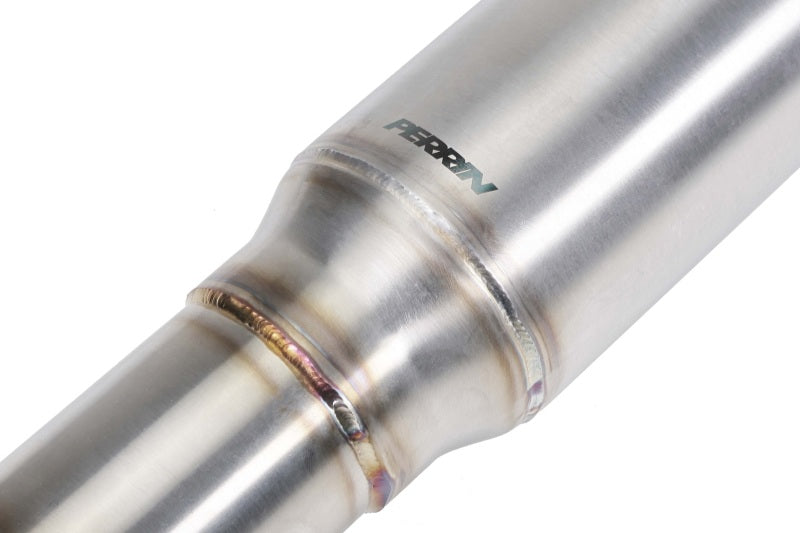 PERRIN 22-26 Subaru WRX Stainless Steel Midpipe w/Resonator 3in. (Fits OEM/Aftermarket Mufflers)
