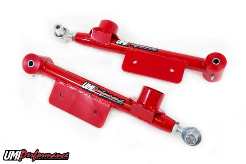 UMI Performance 1015-R Single Adjustable Lower Control Arms Red