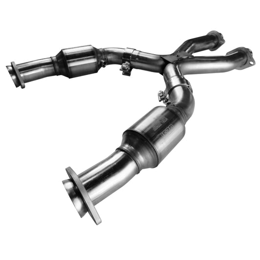 Kooks 11203240 for 99-04 Ford Mustang GT / Cobra 2 1/2in In x 2 1/2in OEM Out Cat SS X Pipe Kooks HDR Req