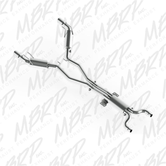 MBRP 2010 Chev Camaro V8 6.2L Automatic 3 Dual Cat Back Round Tips T409