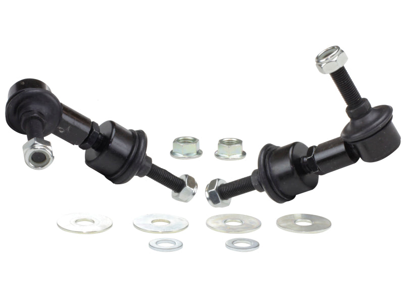 Whiteline KLC157 Rear Sway Bar Link Kit Heavy Duty Adjustable Steel Ball for 2004-2013 Mazda 3, 2004-2013 Volvo C70, 2004-2012 Volvo S40 and More