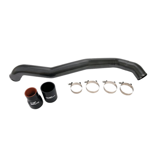 Wehrli Custom Fabrication WCF100353-GRY Driver Side 3in Intercooler Pipe WCFab Grey for 2011-2016 Chevrolet Silverado / GMC Sierra 2500 HD / 3500 HD LML Duramax