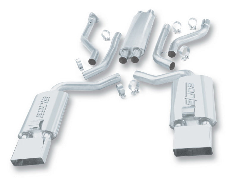 Borla 14385 92-96 Chevrolet Corvette Hatchback/Conv 5.7L 8cyl 4/6 Spd Touring SS Catback Exhaust - #14385