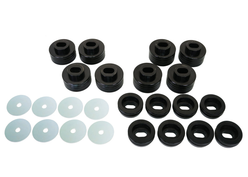 Whiteline W93567 Body Mount Bushing Set for 2007-2010 Chevrolet Silverado 2500 HD, 2007-2010 Chevrolet Silverado 3500 HD, 2007-2010 GMC Sierra 2500 HD and More