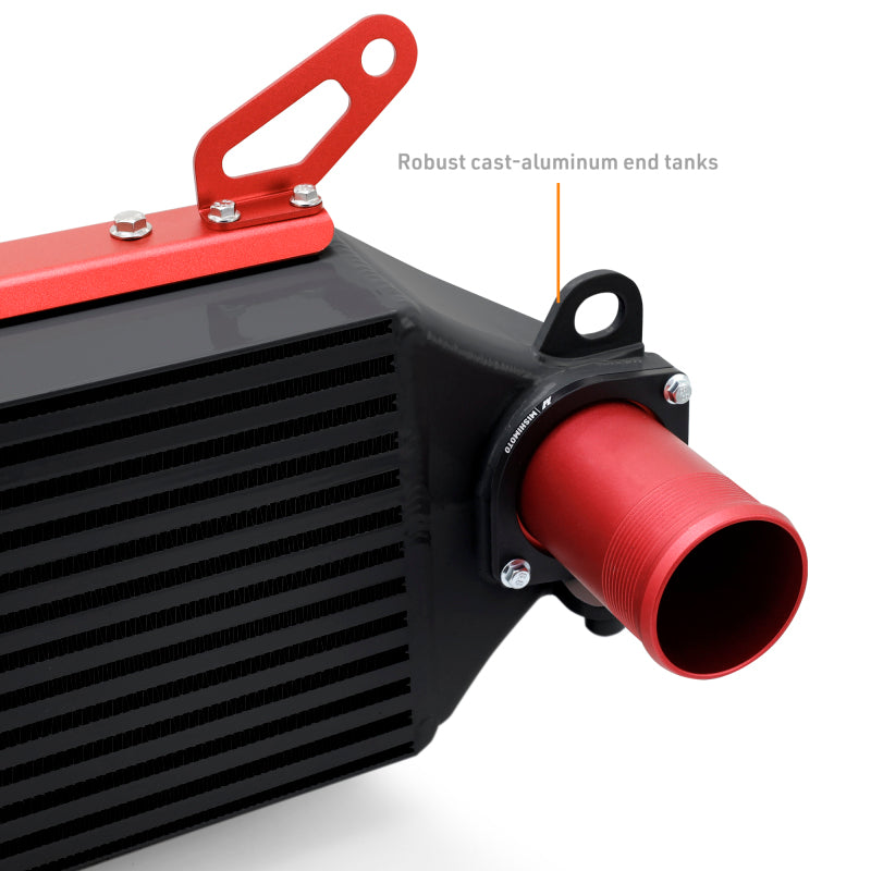 Mishimoto 2023+ Toyota GR Corolla Intercooler & Pipe Kit - Black Cooler - Red Pipes - #MMINT-GRC-23KBKRD