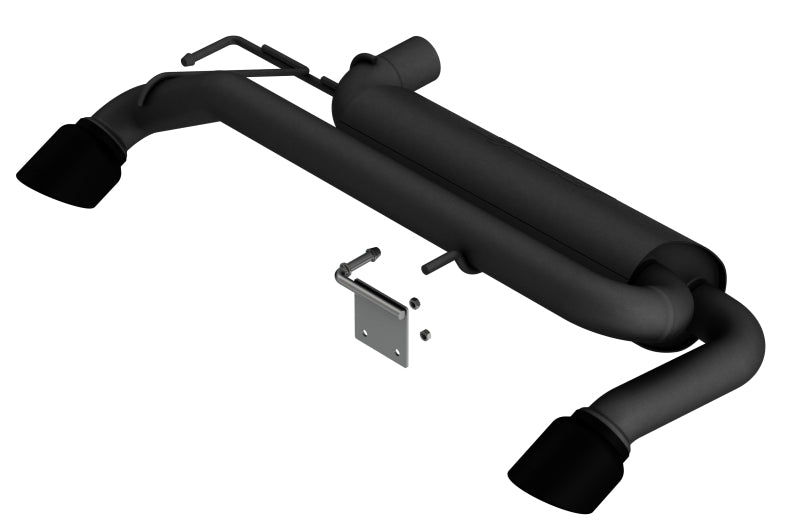 Borla 11975CB Axle-Back Exhaust System ATAK with Black Coated Tips for 2021-2026 Ford Bronco (2.3L)