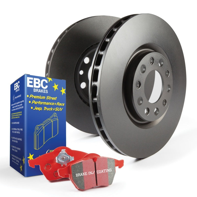EBC 90-94 Mazda MX-5 Miata S12 Rear Brake Kit Redstuff Pads RK Premium Rotors S12KR1046 (image of S12KR1523)