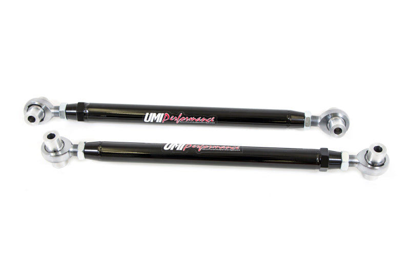 UMI Performance 2017-B Adjustable Lower Control Arms Rod Ends Black