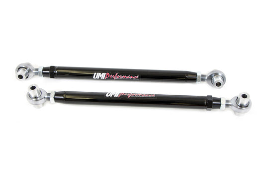 UMI Performance 2017-B Adjustable Lower Control Arms Rod Ends Black