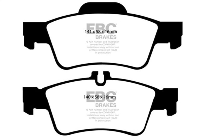 EBC 04-06 Mercedes-Benz CL500 5.0 Ultimax2 Rear Brake Pads UD986