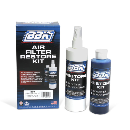 BBK Performance 1100 Air Filter Cleaner and Re-Oil Kit for BBK Cold Air Intake Filters