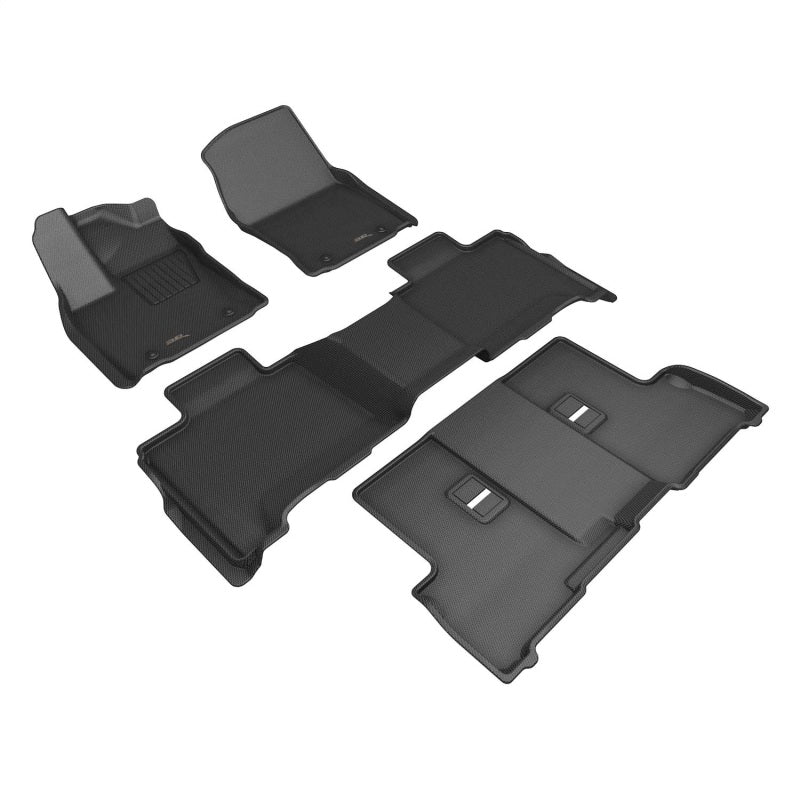 3D MAXpider Kagu 3rd Row Floor Mats for 2023 Toyota Sequoia
