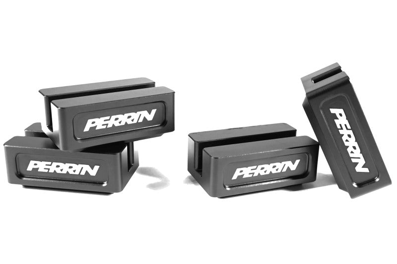 PERRIN 93-26 Subaru WRX/STI/Impreza/OBXT/LGT & 13-26 BRZ/GR86/Crosstrek Jack Pad Set (5pc) - Black