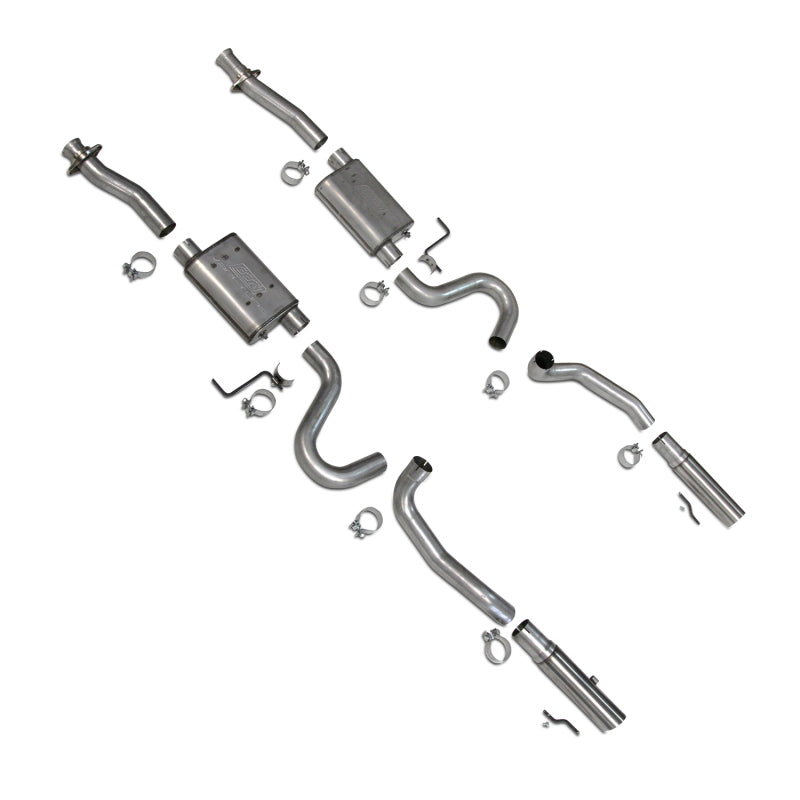 BBK Performance 3001 Cat Back Exhaust with VariTune Mufflers for 1986-2004 Ford Mustang V8