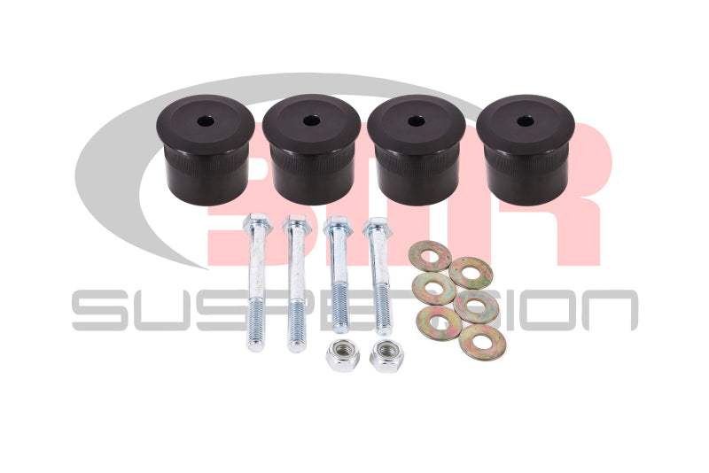 BMR 2015-2026 S550 Mustang Differential Bushing Kit (Aluminum) - Black