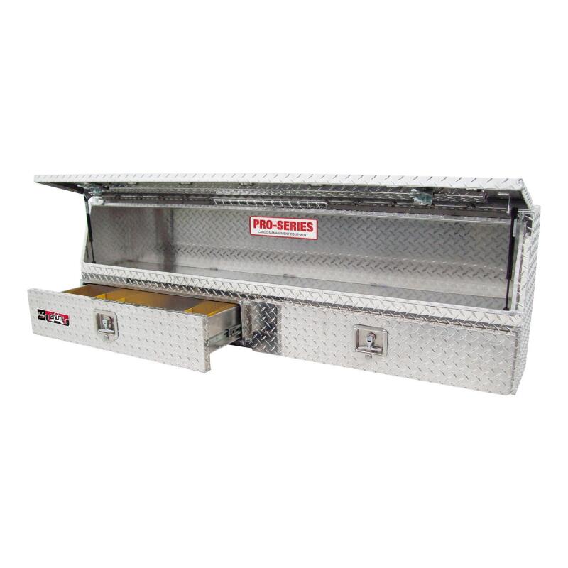 Westin 80-TBS200-88D-BD Brute Contractor TopSider 88 in with Drawers & Doors Aluminum
