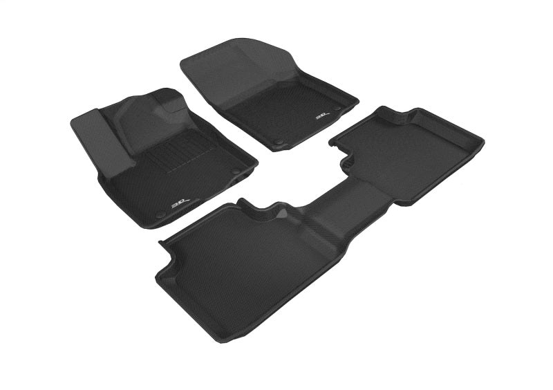 3D MAXpider Kagu Front & Rear Floor Mats for 2018-2024 Volkswagen Atlas/Atlas Cross Sport