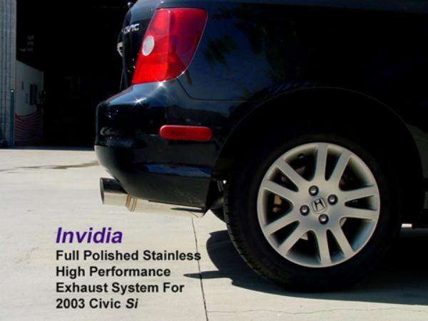 Invidia HS02HC3GTP 02-05 Honda Civic Si Hatchback N1 Cat-back Exhaust