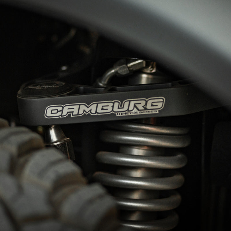 Camburg Engineering CAM-110214-GRY KINETIK Billet Uniball UCA Gray for 2021-2025 Ford Bronco (Excluding Raptor)