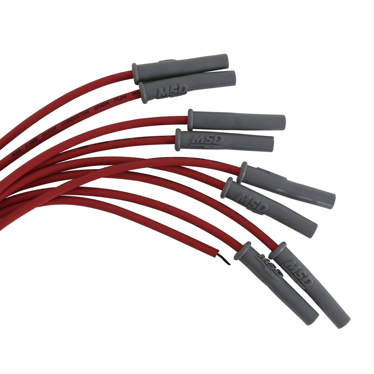 MSD 31779 Super Conductor Spark Plug Wire Set, for Chevy 454 ’75-On HEI