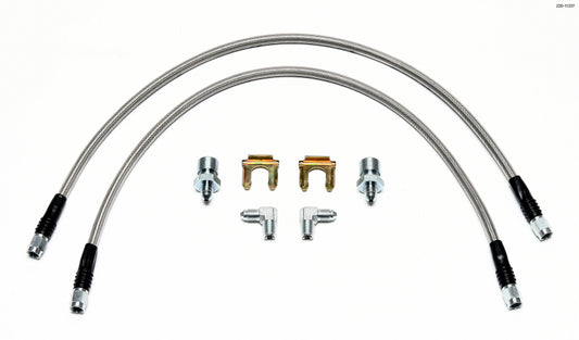 Wilwood Flexline Kit 22 inch 3/8-24 to 90 Degree - #220-11237