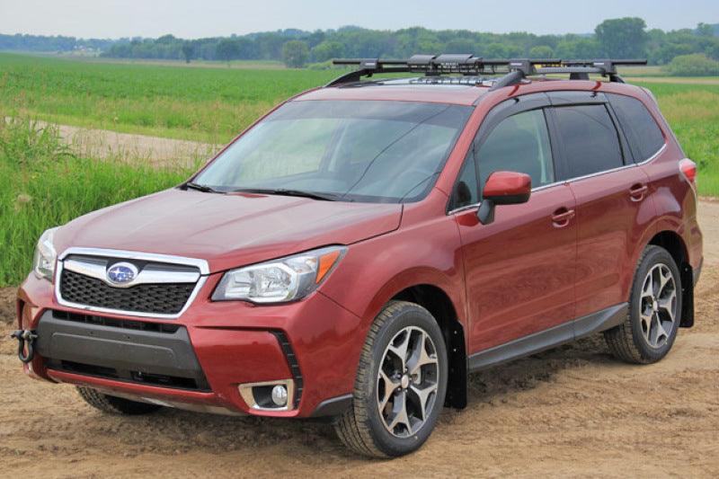 Rally Armor UR Mud Flaps - 2014-2018 Subaru Forester - Black/Grey Logo - #MF28-UR-BLK/GRY