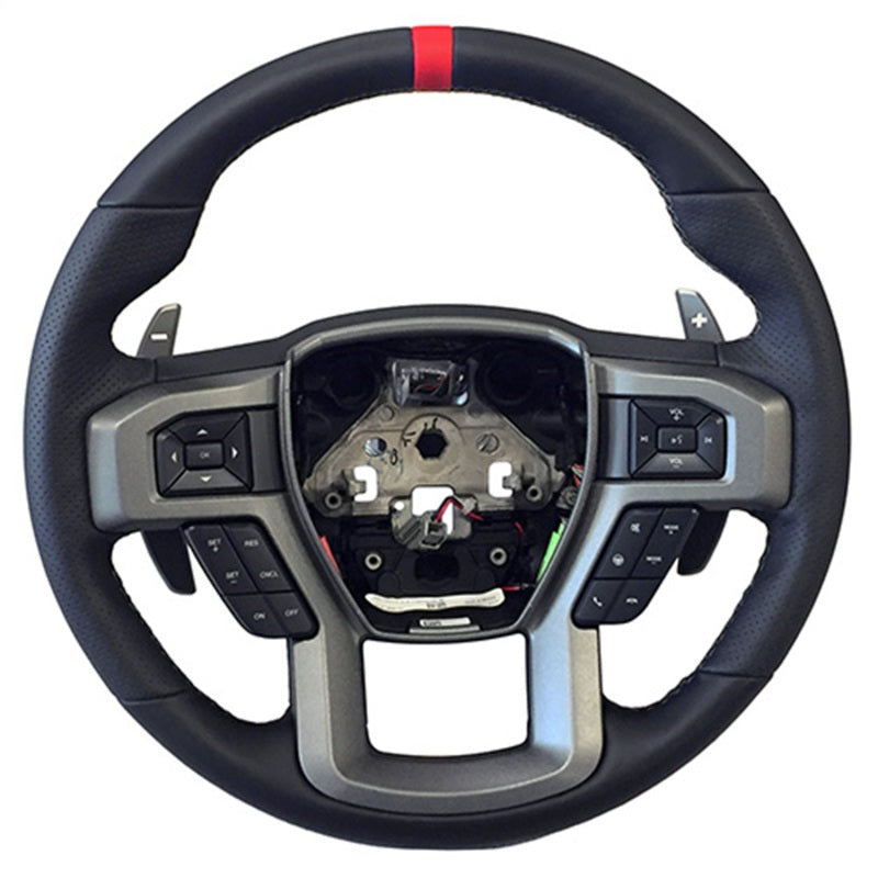Ford Racing for 2015-2018 F-150 Raptor Performance Steering Wheel Kit - Red Sightline