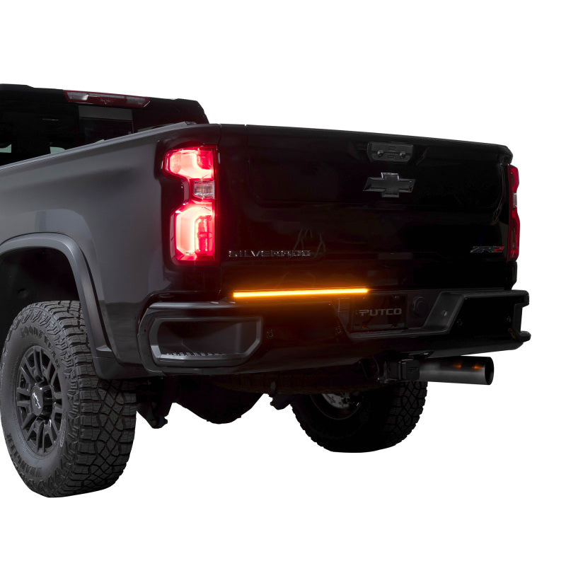 Putco for 2024 Chevrolet Silverado HD/ GMC Sierra HD 60In Direct Fit Red Blade Kit Tailgate Bars