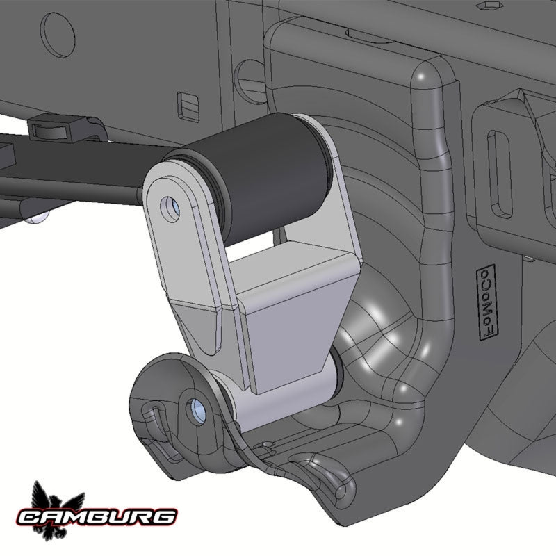 Camburg Engineering CAM-120028 TIG Welded 4130 Leaf Spring Shackle Kit 1.5 in Extended for 2015-2023 Ford F-150
