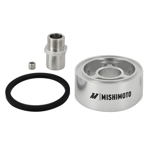 Mishimoto Oil Filter Spacer 32mm M22 x 1.5 Thread - Silver - #MMOC-SPC32-M22SL