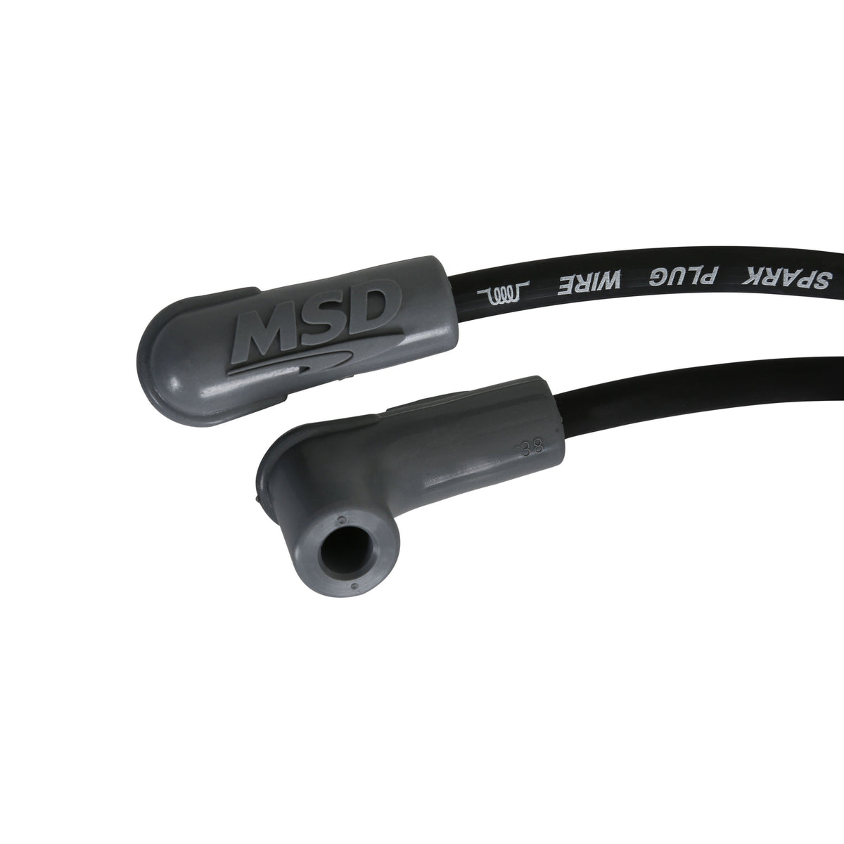 MSD 31763 Black Super Conductor for Corvette, 305, 350 HEI