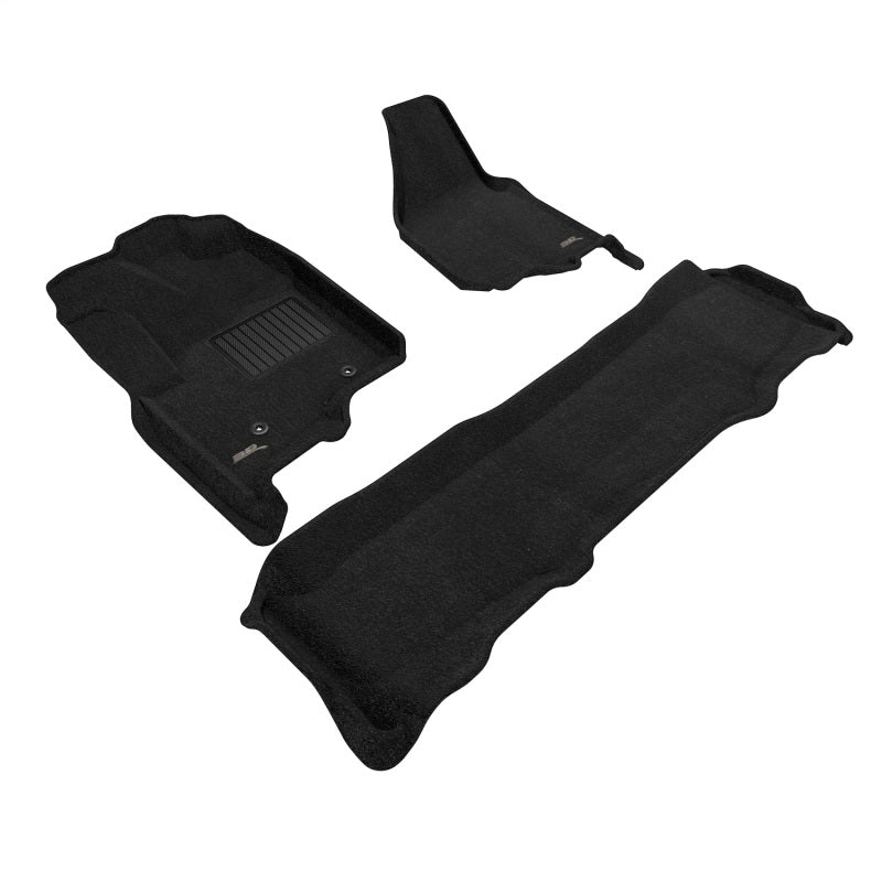 3D MAXpider Kagu Front & Rear Floor Mats for 2012-2016 Ford F-250