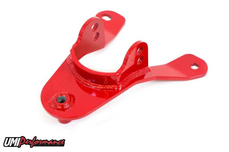 UMI Performance 1045-R Upper Control Arm Mount Red for 2005-2010 Ford Mustang