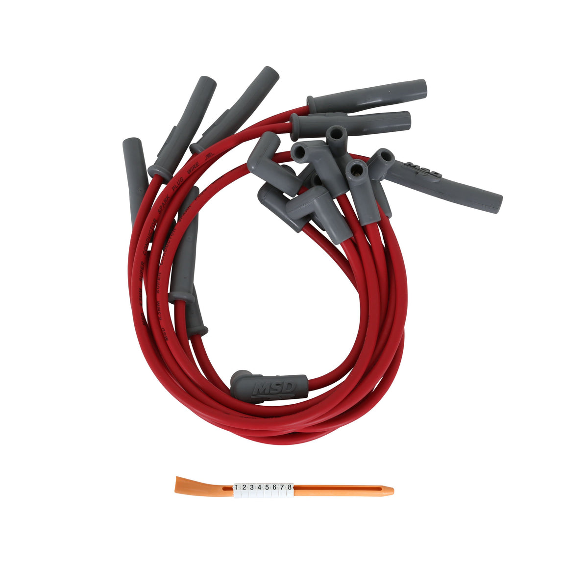 MSD 32209 Super Conductor Spark Plug Wire Set, for Mustang 5.0L '94-On