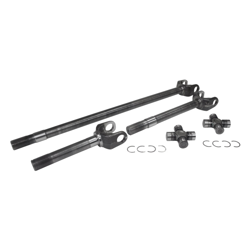Yukon Gear & Axle ZA W26002 USA Standard 4340 Chrome-Moly Replacement Axle Kit For 77-91 GM Dana 60 Front / 35 Spline