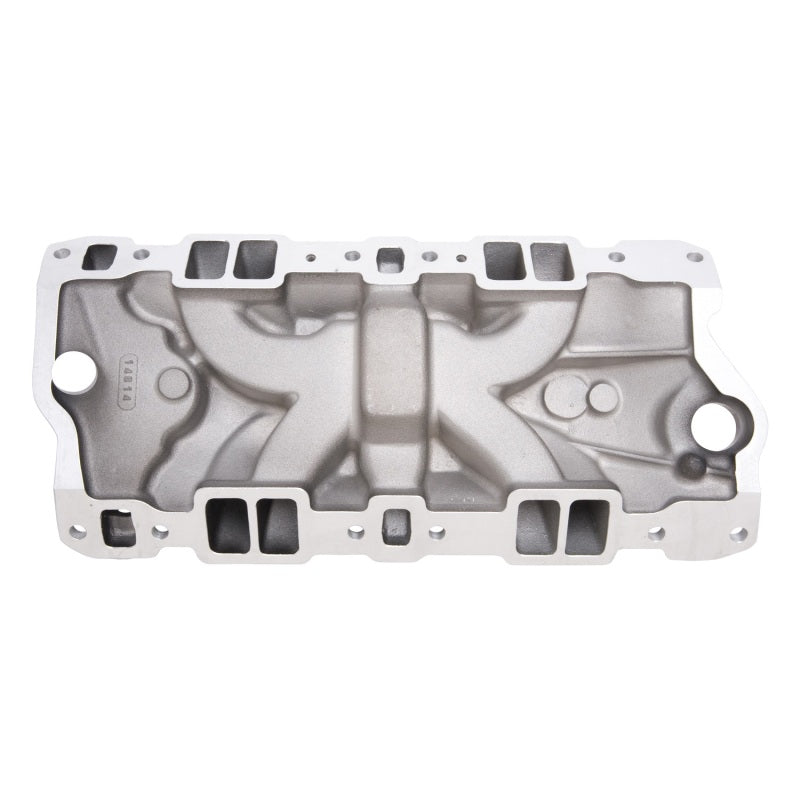 Edelbrock 27033 Intake Manifold Performer EPS SBC with Oil Fill Tube and Breather Black
