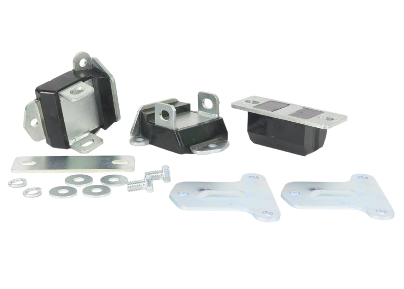 Whiteline W93473 Complete Engine and Transmission Mount Set for 1963-1982 Chevrolet Corvette, 1967-1972 Chevrolet Camaro, 1967-1972 Chevrolet Chevelle and More